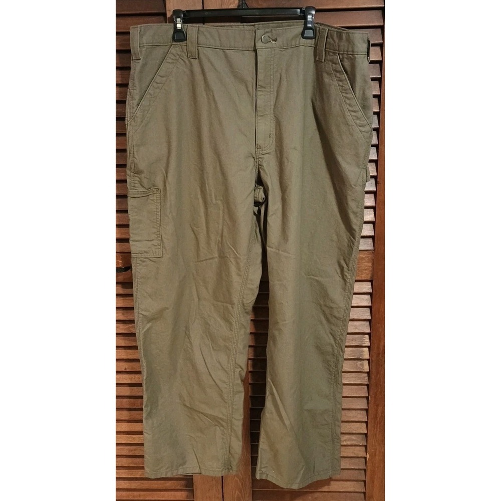 Vintage Brown Carhartt Original Dungaree Fit 42" x 30" Workwear Pockets